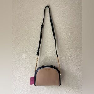 Kate Spade Tan and Black Crossbody Bag